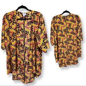 LuLaRoe Lindsay Patterned Kimono